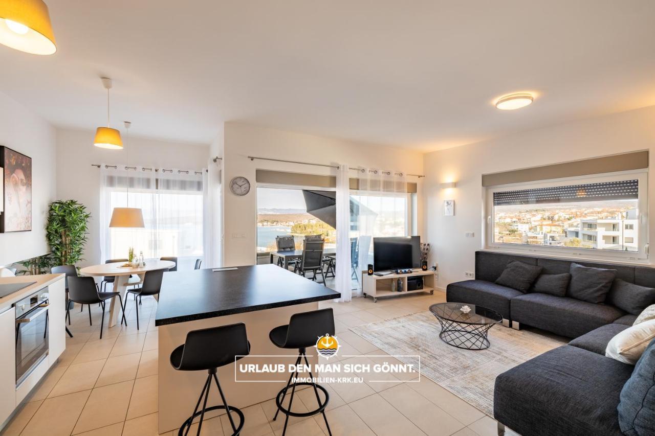 Appartamento Penthouse Panorama Deluxe In Malinska Esterno foto